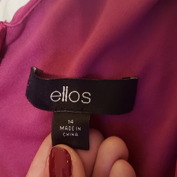 Ellos hot pink cocktail dress, size 14 - Picture 3 of 3